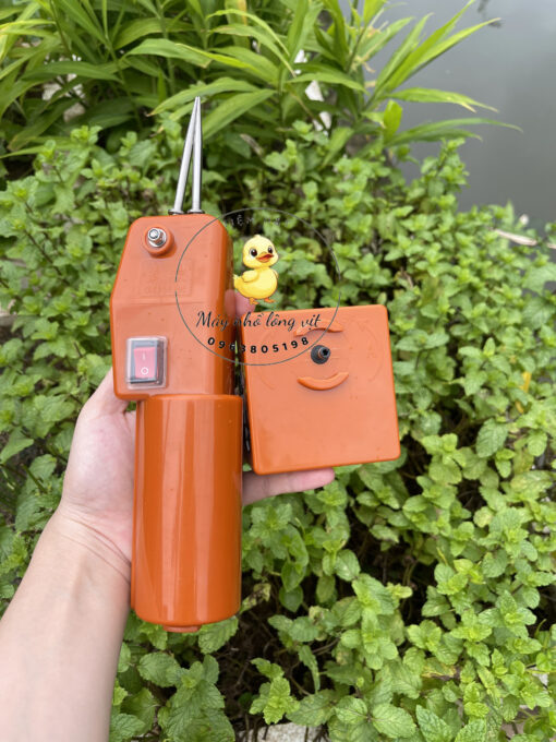 Cục pin rời của máy nhỏ lông măng vịt lò xo màu cam