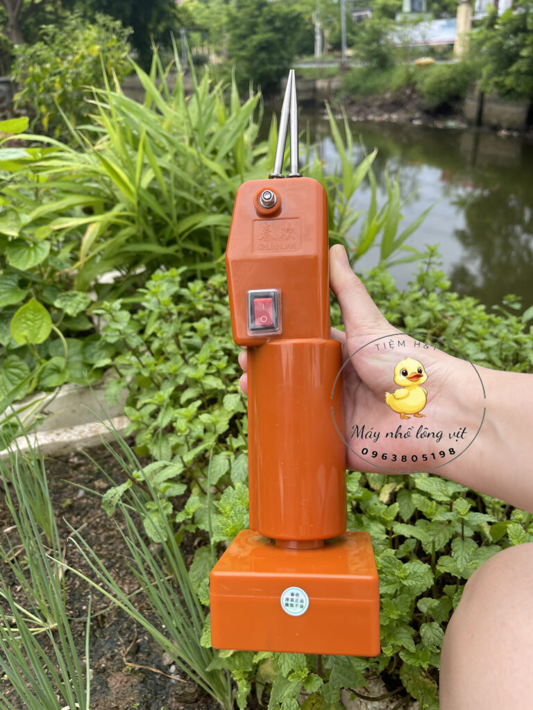 Máy nhổ lông vịt lò xo màu cam cầm tay công suốt 280W thế hệ mới nhất 2025