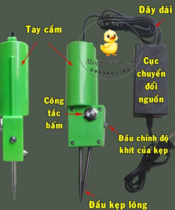 Chi tiết về máy vặt lông vịt cầm tay 250w