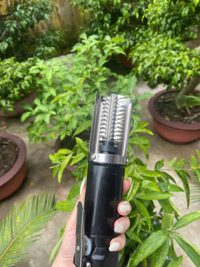 Máy cạo vảy cá cầm tay dùng pin chống nước
