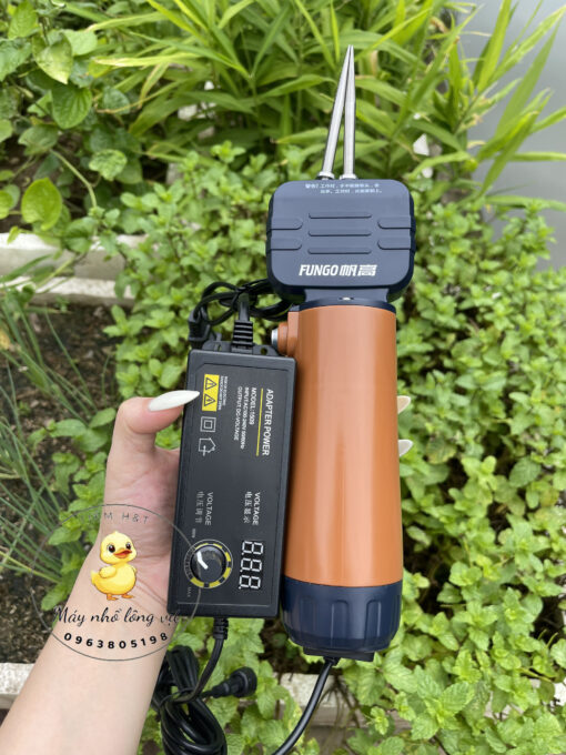 Máy nhổ lông vịt Fungo chạy điện sạch lông nhanh mẫu mới nhất 2024