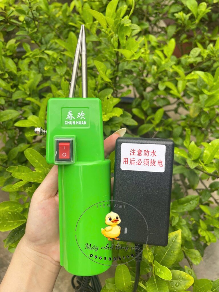Máy nhổ lông vịt Trung Quốc dùng điện màu xanh chống nước tuyệt đối