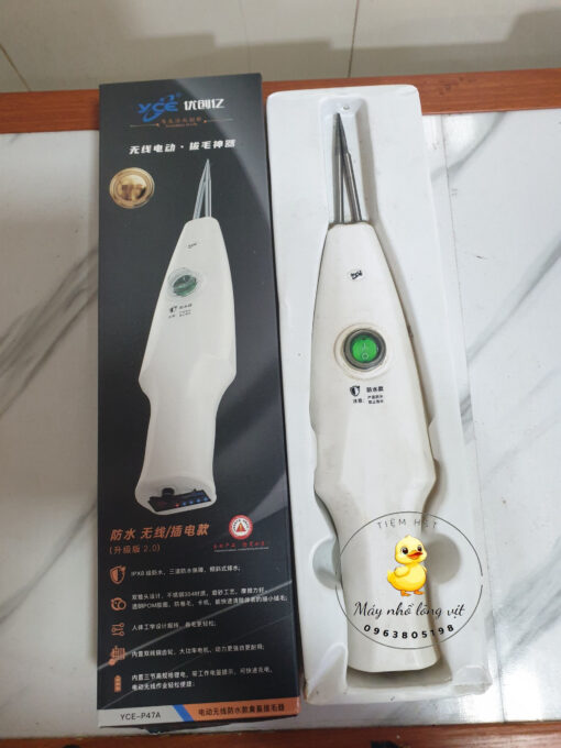 Vỏ hộp máy nhổ lông vịt pin A500
